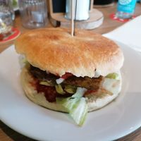 Vegan Burger at Sumpfblume in Hameln