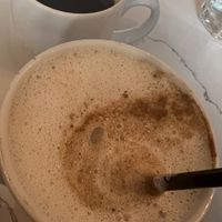 Coffee and Vegan Latte  at The Broken Yolk Cafe in San Diego