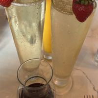 Mimosas, Orange Juice, Pomegranate Juice  at The Broken Yolk Cafe in San Diego