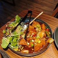 Chili tofu at Ginger Cafe in Tallinn