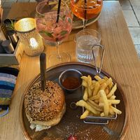 Vegan burger   at Hedonist in Zadar