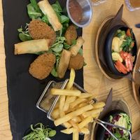 Vegan spring rolls and nuggets  at Hedonist in Zadar