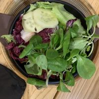 Seasonal salad (I asked for it without tomatoes)  at Hedonist in Zadar