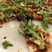 Vegan pizza! Yum!  at Hedonist in Zadar
