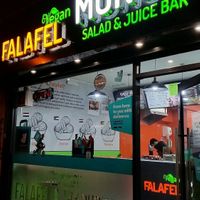 Outside at Falafel Vegan Munch in Birmingham