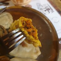 "Ryba" pierogi at Pierogarnia Mandu Centrum in Gdansk