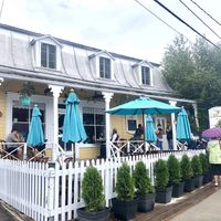Outside  at Bohème in Tadoussac