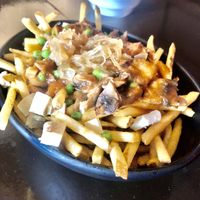 Poutine  at Bohème in Tadoussac