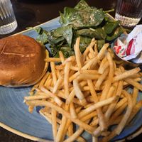 Vegan burger at Bohème in Tadoussac