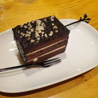Chocolate cake at Loving Hut - Heping Branch in Taipei