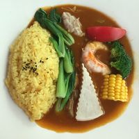 curry rice  at Loving Hut - Heping Branch in Taipei
