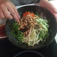 Rice noodles salad at Loving Hut - Heping Branch in Taipei