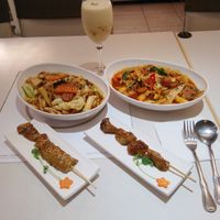 Korean fried rice cake at Loving Hut - Heping Branch in Taipei