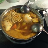 Curry hot pot at Loving Hut - Heping Branch in Taipei