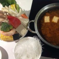 Curry hot pot at Loving Hut - Heping Branch in Taipei