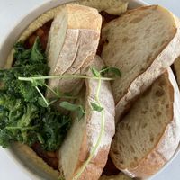 Beans and toast  at The Laneway Green in Springwood