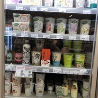 Vegan yoghurts at Bio Drome Natuurvoeding in Goes