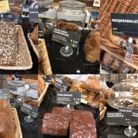 Some fresh vegan pastries. Assortment varies from day to day at Bio Drome Natuurvoeding in Goes