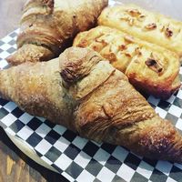 Croissant vegano integral at Trigo in Barcelona