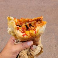 Marinara and veggies (eggplant, mushrooms, tomatoes) at Trigo in Barcelona