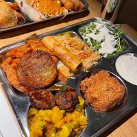 Selection from the buffet  at Dhaba Beas - Lucerna in Prague