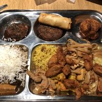 Some of the food they had to offer  at Dhaba Beas - Lucerna in Prague