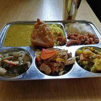 Auswahl vom Buffet at Dhaba Beas - Lucerna in Prague