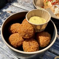 Vegan bitterballen  at De Herberg in Middelburg