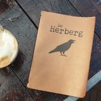 Vegan latte  at De Herberg in Middelburg