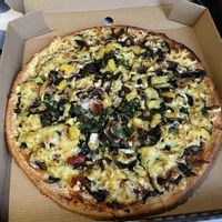 Vegan damned pizza   at Hell Pizza - Philipstown in Christchurch