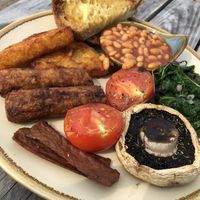 Breakfast (hash browns were extra)  at Urban - Jewellery Quarter in Birmingham