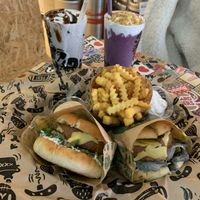 All of this is vegan! at Bastard Burgers in Norrkoping