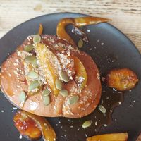 Great pancakes at PEACH in Newport