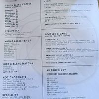 Drinks choice in August 2023  at PEACH in Newport