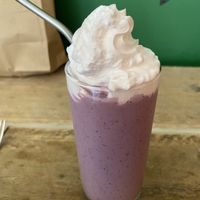 Berries and Cream shakee  at PEACH in Newport