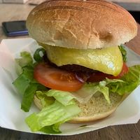 Royale burgerrs  at PEACH in Newport