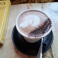 Oat milk mocha  at PEACH in Newport