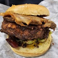 The Kind Carvery Burger at PEACH in Newport