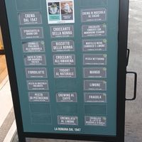 Clearly labeled vegan options at Gelateria La Romana - Viale Col di Lana in Milan