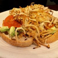 Sweet potato hash (less feta) #Veganuary at Goodonya in Encinitas