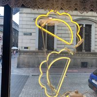 window  at Pierogarnia Krakowiacy in Krakow