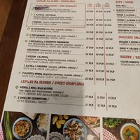 3 vegan options at Pierogarnia Krakowiacy in Krakow