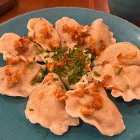 vegan pierogi  at Pierogarnia Krakowiacy in Krakow