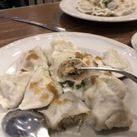 Vegan mushroom & cabbage pierogi ! Yum  at Pierogarnia Krakowiacy in Krakow