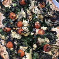 Pizza DELUXE at Ixteriolo's in Monterrey