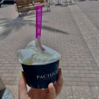 lemon sorbetto  at Paciugo Gelato & Caffe in St Petersburg