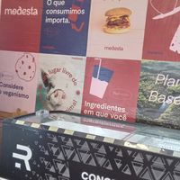 Parte de congelados at Modesta Vegana Mercado in Porto Alegre