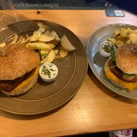 Burgers at Kind Kitchen in Porto
