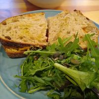 "tuna" sandwich at Kind Kitchen in Porto