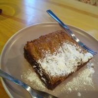 The best brownie! at Kind Kitchen in Porto